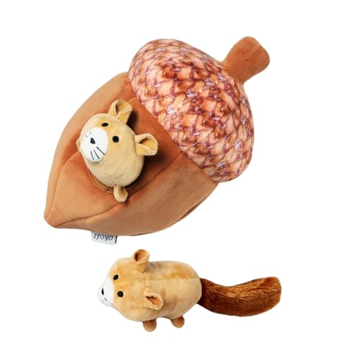 POPETPOP 1 Satz Plüsch Hund für Haustiere Hunde Welpe Hund Seil kauen Interactive Dog Toys Dog chew Toy Puzzlematte quietschendes zahnende Haustierpuppe Coffee von POPETPOP