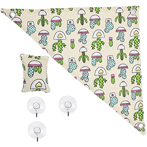 POPETPOP Hängendes Reptilien-hängematten-Set Eidechsen-Spielzeug Schaukelbett Leicht Zu Reinigen Robustes Canvas-Material von POPETPOP