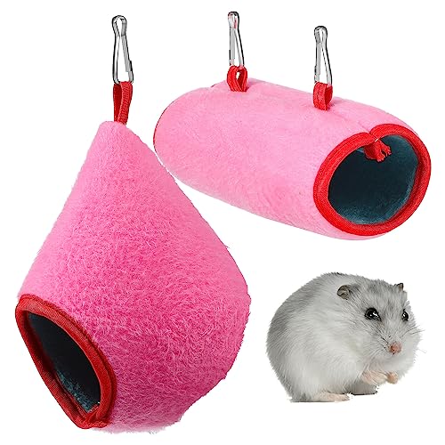 POPETPOP 1satz Kuscheliges Hamsterbett Weichem Baumwollmaterial Mit Tunnel Und Nistplatz Für Kleine Haustiere Warm Und Bequem Für Hamster Chinchillas Und Meerschweinchen Für Drinnen Und von POPETPOP