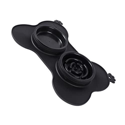 POPETPOP 1 Satz Slow-Food-Schüssel für Haustiere Hundenäpfe Hundefutter-Langsamfütterungsmatte pet Water Bowl katzenfutter Schalen Haustiernapf Silikonnapf für Haustiere Kieselgel Black POPETPOP 1 Satz Slow-Food-Schüssel für Haustiere Hundenäpfe Hundefutter-Langsamfütterungsmatte pet Water Bowl katzenfutter Schalen Haustiernapf Silikonnapf für Haustiere Kieselgel Black von POPETPOP