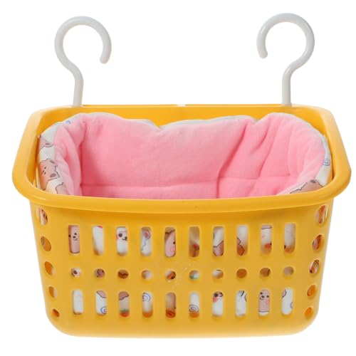 POPETPOP 1 Satz Sugar Glider Hängematte Schlafbett Für Ratten Meerschweinchenbett Meerschweinchen Bett Hängekorb Für Hamster Rattenhängematte Igelhütte Käfig Plastik Alle Jahreszeiten von POPETPOP