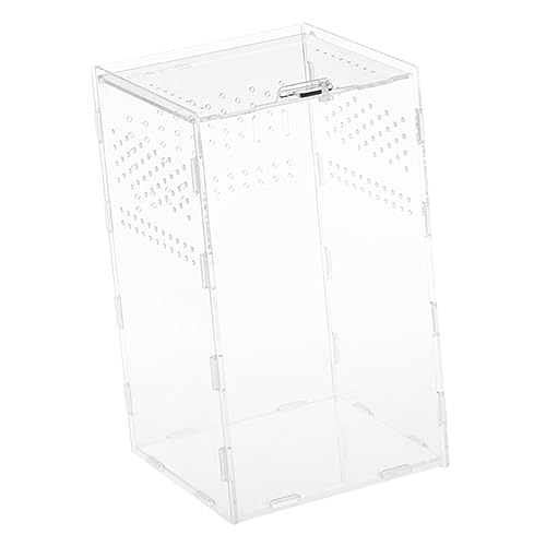 POPETPOP 1 Satz Transparente Futterbox Spinnengehege Reptilien-wärmelampe Tank Hängematte Bausatz Terrarien Chamäleon Klare Reptilienbehälter Reptilienterrarium Acryl POPETPOP 1 Satz Transparente Futterbox Spinnengehege Reptilien-wärmelampe Tank Hängematte Bausatz Terrarien Chamäleon Klare Reptilienbehälter Reptilienterrarium Acryl von POPETPOP