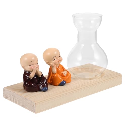 POPETPOP 1 Satz hydroponische Vase Wohnkultur Stapel Luft Service Living Room Decoration wohnzimmerdeko Zimmerpflanzenvase Pflanzenvermehrungsterrarien kleine Glasvasen für Blumen Holz POPETPOP 1 Satz hydroponische Vase Wohnkultur Stapel Luft Service Living Room Decoration wohnzimmerdeko Zimmerpflanzenvase Pflanzenvermehrungsterrarien kleine Glasvasen für Blumen Holz von POPETPOP