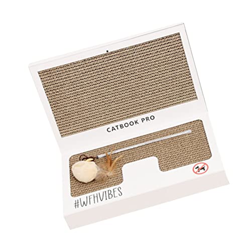 POPETPOP Kreatives Katzenkratzspielzeug Lustiges Laptop-katzenkratzbrett Faltbares Katzenkratzbrett Hauszubehör Weißes Notebook-Design POPETPOP Kreatives Katzenkratzspielzeug Lustiges Laptop-katzenkratzbrett Faltbares Katzenkratzbrett Hauszubehör Weißes Notebook-Design von POPETPOP