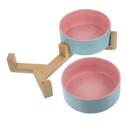POPETPOP Keramik-katzennapf-Set Futternapf Für Den Innenbereich Für Kätzchen Mit Boden Doppelseitiges Design Für Einfache Reinigung POPETPOP Keramik-katzennapf-Set Futternapf Für Den Innenbereich Für Kätzchen Mit Boden Doppelseitiges Design Für Einfache Reinigung von POPETPOP