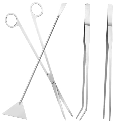 POPETPOP Aquarium-werkzeugset Schere Pinzette Spachtel Für Die Wasserpflanzenpflege Terrarium-gartengestaltung Stabiler Edelstahl Einfache Handhabung Reinigung Dekoration POPETPOP Aquarium-werkzeugset Schere Pinzette Spachtel Für Die Wasserpflanzenpflege Terrarium-gartengestaltung Stabiler Edelstahl Einfache Handhabung Reinigung Dekoration von POPETPOP