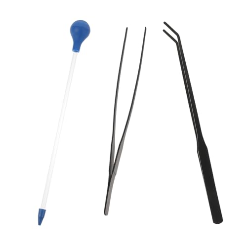 POPETPOP 1 Set Aquarium Wasserpflanzen Werkzeuge Reinigungswerkzeuge Pflanzenzubehör Pinzette Fischglas Augenpipette Pipette Für Fischtanks Korallen Futterrohr Fischriff Rohr von POPETPOP