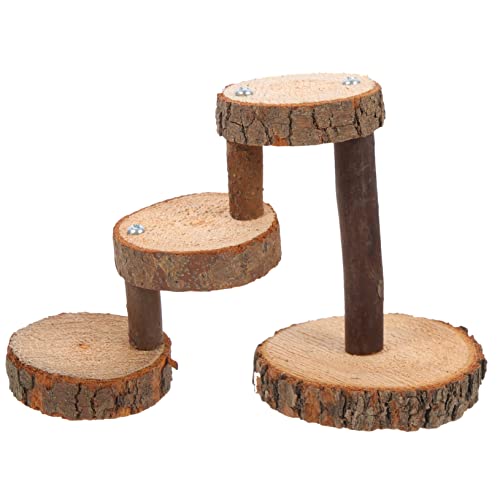 POPETPOP 1 Satz Hamster-holztreppe Vogelspielplatz Haustier Plattform Für Zwerghamster Zartes Sprungbrett Vogel Leiter Hamsterplattform Mit Leiter Goldener Bär Rotieren Chinchilla POPETPOP 1 Satz Hamster-holztreppe Vogelspielplatz Haustier Plattform Für Zwerghamster Zartes Sprungbrett Vogel Leiter Hamsterplattform Mit Leiter Goldener Bär Rotieren Chinchilla von POPETPOP