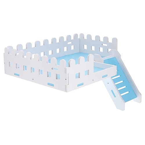 POPETPOP 1satz Holzleiter Mit Plattform Für Hamster Und Kleine Tiere Kletterspielzeug Für Haustiere Blaue Farbe Zufällige Farbwahl von POPETPOP