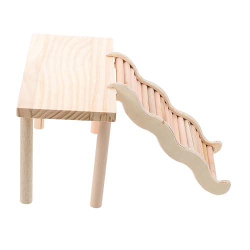 POPETPOP Interaktives Hamsterspielzeug-Set Mini-Leiter Und Plattform Für Tierkäfige Holzkonstruktion POPETPOP Interaktives Hamsterspielzeug-Set Mini-Leiter Und Plattform Für Tierkäfige Holzkonstruktion von POPETPOP