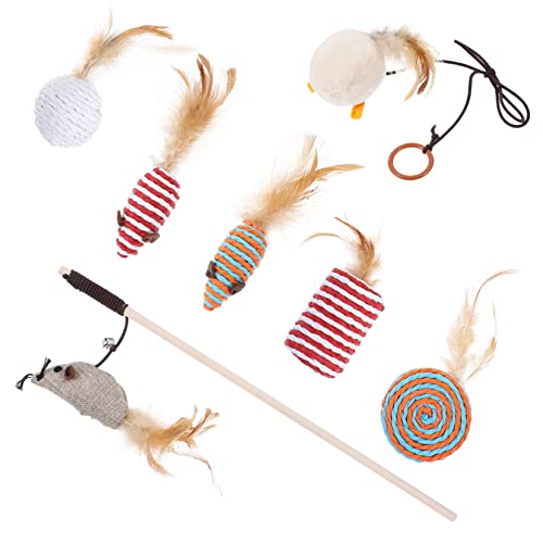 POPETPOP Haustierspielzeug 1 Set Katzenspielzeug-Set Mäuse-nervenspielzeug Für Katzen Aus Sicherem Material Verhindert Das Verkratzen Von Möbeln POPETPOP Haustierspielzeug 1 Set Katzenspielzeug-Set Mäuse-nervenspielzeug Für Katzen Aus Sicherem Material Verhindert Das Verkratzen Von Möbeln von POPETPOP