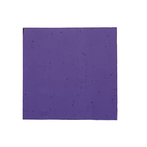 POPETPOP 1 Stück Blatt Blaues Glas Chemie-Experiment-versorgung Experimentierwerkzeug - Feuerglas. Light Experiment- Gerät. Buntglas-Werkzeuge Zubehör Kobaltglas Lieferungen Quadrat von POPETPOP