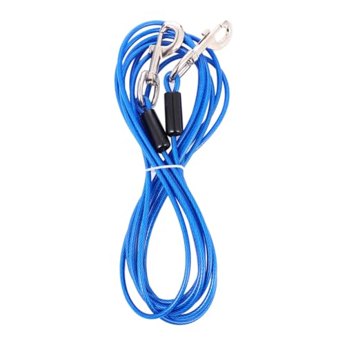 POPETPOP 1 Stück Drahtbinder-Hundeleine Hundeleine Hundeleine Hundeleine Hundeleine Hundeleine Trolley Praktische Haustierleine Haustier-Handleine Haustier-Trainingsleine Blauer POPETPOP 1 Stück Drahtbinder-Hundeleine Hundeleine Hundeleine Hundeleine Hundeleine Hundeleine Trolley Praktische Haustierleine Haustier-Handleine Haustier-Trainingsleine Blauer von POPETPOP