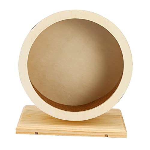 POPETPOP Leises Sportspielzeug Laufrad Für Hamster Aus Holz Geräuschloses Laufrad Für Haustiere Stummschaltung Für Kleintiere Für Chinchilla Hamster Und Meerschweinchen Lustiger Begleiter POPETPOP Leises Sportspielzeug Laufrad Für Hamster Aus Holz Geräuschloses Laufrad Für Haustiere Stummschaltung Für Kleintiere Für Chinchilla Hamster Und Meerschweinchen Lustiger Begleiter von POPETPOP