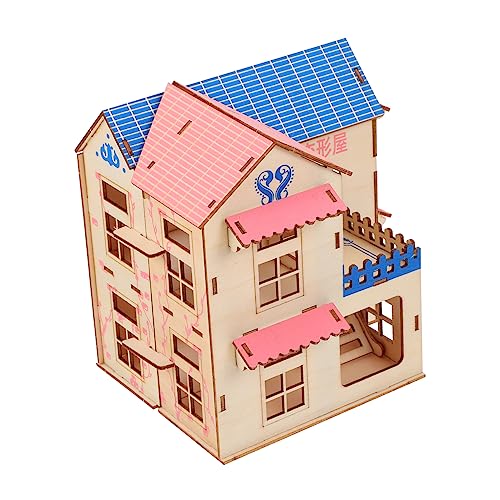 POPETPOP Kleintiervilla Hamsterhaus Aus Holz Mit Leiter Zum Klettern Und Entspannen von POPETPOP