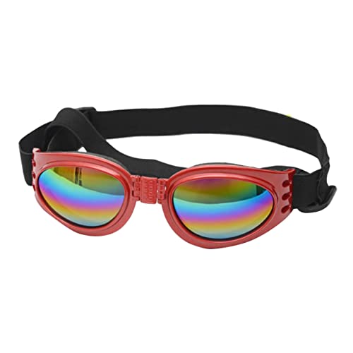 POPETPOP 1 Stück Haustier Hund Dog Sunglasses Dog Accessories Tierbrille Haustiersicherheit schnapsgläser rot von POPETPOP