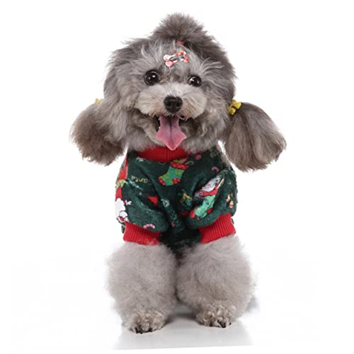 POPETPOP 1stück Weihnachtlicher Hundepullover Für Haustiere Fleece-Kleidung Mit Santa- Für Festliche Anlässe Hunde-kostüm Für Reisen Und Fotoshootings POPETPOP 1stück Weihnachtlicher Hundepullover Für Haustiere Fleece-Kleidung Mit Santa- Für Festliche Anlässe Hunde-kostüm Für Reisen Und Fotoshootings von POPETPOP