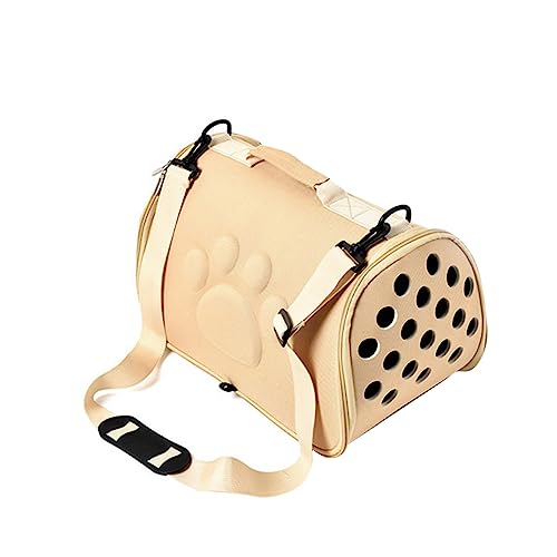 POPETPOP Eva-haustiertasche Für Katzen Und Hunde Stilvoller Haustier-tragerucksack Atmungsaktive Umhängetasche Haustiertragetasche Weltraum-hundetasche Haustierbedarf Gold von POPETPOP