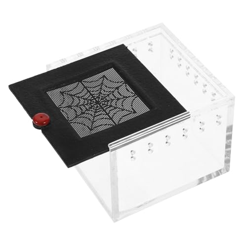POPETPOP Reptilien-futterbox Von Small Snake Feeding Box Acryl-haustierzuchtbox Luftloch-Design Für Belüftung Und Wärmeableitung von POPETPOP