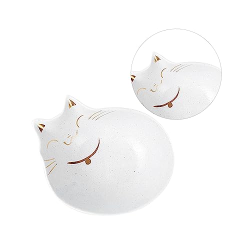 POPETPOP 1 Stück Keramikschale Katzennapf Futternäpfe für Katzen Katzenfutter Katze erhöhte Schüssel pet Bowl katzenbedarf keramikschüssel katzennäpfe Haustierzubehör Futternapf für Katze von POPETPOP