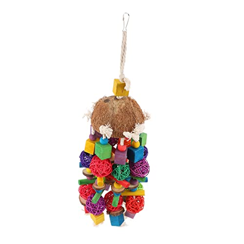 POPETPOP 1 Stück Papagei Spielzeug Kauspielzeug Für Papageien Spielzeug Aus Papageienholz Vogel Backenzähne Reißen Cokatoos Kauspielzeug Schaukel Haustierzubehör Kokosnussschale Konisch POPETPOP 1 Stück Papagei Spielzeug Kauspielzeug Für Papageien Spielzeug Aus Papageienholz Vogel Backenzähne Reißen Cokatoos Kauspielzeug Schaukel Haustierzubehör Kokosnussschale Konisch von POPETPOP