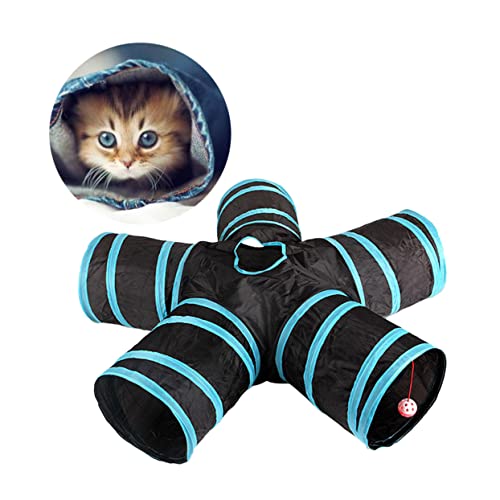 POPETPOP 1stk Katzentunnel 5 Wege Hundetunnel Katzenrohr Hamsterrohr Haustier Rohr Katzenspieltunnel Kräuseln Katzentunnel Für Wohnungskatzen Crinkle-Tunnel Welpentunnel Draussen Hündchen POPETPOP 1stk Katzentunnel 5 Wege Hundetunnel Katzenrohr Hamsterrohr Haustier Rohr Katzenspieltunnel Kräuseln Katzentunnel Für Wohnungskatzen Crinkle-Tunnel Welpentunnel Draussen Hündchen von POPETPOP