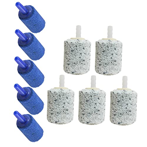 POPETPOP 10 Stück Luftsteine ​​für Aquarium Aquarium-luftpumpen-zubehör Bubbler Für Süßwasser-Nano-aquarien Aquarium-luftblasenstein-Set von POPETPOP