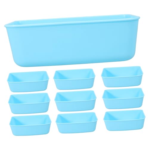 POPETPOP Haustierbedarf – 10 Stück Hundefutter- Und Wassernäpfe Mit Käfig Überlaufnapf Aus Kunststoff Für Kätzchen Und Welpen Leicht Zu Waschen POPETPOP Haustierbedarf – 10 Stück Hundefutter- Und Wassernäpfe Mit Käfig Überlaufnapf Aus Kunststoff Für Kätzchen Und Welpen Leicht Zu Waschen von POPETPOP