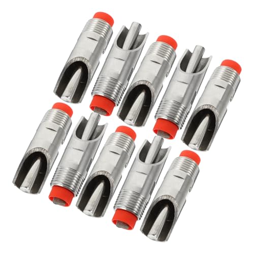 POPETPOP 10 Stück Tränke Trinker Futterspender Wassertank Trog Automatische Tränke für Schweine Werkzeug Ferkelfutterautomat aus Edelstahl Trinkutensilien für Schweine Edelstahl 304 POPETPOP 10 Stück Tränke Trinker Futterspender Wassertank Trog Automatische Tränke für Schweine Werkzeug Ferkelfutterautomat aus Edelstahl Trinkutensilien für Schweine Edelstahl 304 von POPETPOP