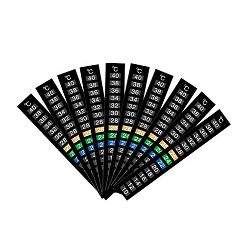 POPETPOP 10 st¨¹cke Traditionelle Stick auf Digitale temperatur Thermometer Streifen Grad Celsius System Display von POPETPOP