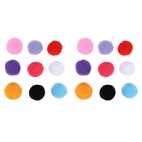 POPETPOP 100 STK Pompons Masse Crinkle-bälle Für Katzen Pompons Aus Garn Katze Fuzzy Bälle Kätzchenspielzeug Für Wohnungskatzen Große Pompons Verschiedene Pompons Katzenminze Bälle Haarball POPETPOP 100 STK Pompons Masse Crinkle-bälle Für Katzen Pompons Aus Garn Katze Fuzzy Bälle Kätzchenspielzeug Für Wohnungskatzen Große Pompons Verschiedene Pompons Katzenminze Bälle Haarball von POPETPOP