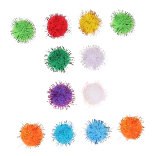 POPETPOP 100St Katzenspielzeugball für Katzen kratzunterlage für Katzen interaktives katzenspielzeug Interactive cat Toy Bunte Bälle für Haustiere im Innenbereich Katze Kratzbälle von POPETPOP