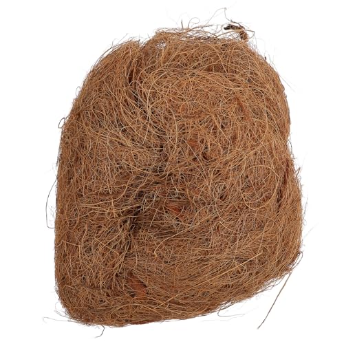 POPETPOP 100g Kokosfaser Natürliches Nistmaterial Für Kleine Vögel Und Tiere Zur Verwendung Als Nestunterlage Einstreu Und Polster von POPETPOP