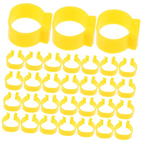 POPETPOP 100st Knöchel Hahnbeinringe Hähnchenschenkelbänder Hühnermais Hühnerstall Hühnerdekor Vogelbeinring Geflügelgrieß Wasserspender Für Hühner Hühnerkostüm Wachtel Yellow Plastik POPETPOP 100st Knöchel Hahnbeinringe Hähnchenschenkelbänder Hühnermais Hühnerstall Hühnerdekor Vogelbeinring Geflügelgrieß Wasserspender Für Hühner Hühnerkostüm Wachtel Yellow Plastik von POPETPOP