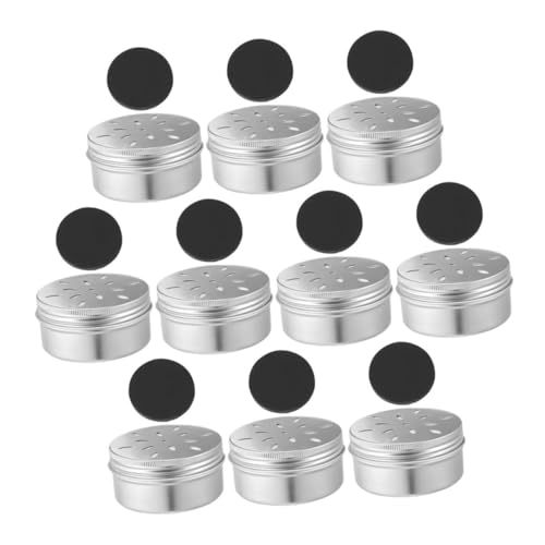 POPETPOP 10St Duftbox für Hundetraining Duft-Trainingskoffer-Set Dufttrainingsbehälter für Hunde Geruchsarbeitskoffer für Hunde Hundeduft-Übungskoffer aus Metall Aluminium von POPETPOP