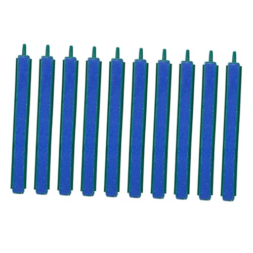 POPETPOP 10St Sauerstoffblasenstreifen Luft Aquarium Dekorationen für Aquarien Tank Bubbler Aquarienständer Fish Tank Bubble Strips Oxygen Supply for Fish Tank Blasendiffusor Plastik Blue von POPETPOP