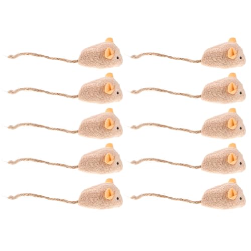 POPETPOP 10 Stücke Katze Mäuse Spielzeug Interaktive Katze Spielzeug Weichem Plüsch Indoor Katzen Spielen Spielzeug POPETPOP 10 Stücke Katze Mäuse Spielzeug Interaktive Katze Spielzeug Weichem Plüsch Indoor Katzen Spielen Spielzeug von POPETPOP