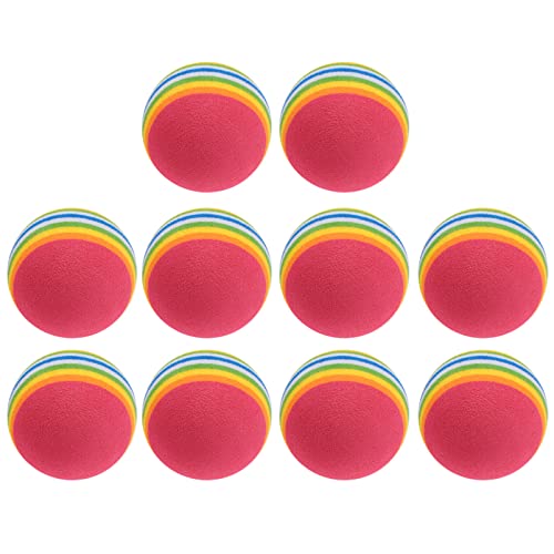 POPETPOP Interaktives Haustierspielzeug 42 Mm Große Eva-regenbogenbälle für Katzen Gut Sichtbare Federnde Snackbälle für Kätzchen Apportier- und Kautrainingsspielzeug POPETPOP Interaktives Haustierspielzeug 42 Mm Große Eva-regenbogenbälle für Katzen Gut Sichtbare Federnde Snackbälle für Kätzchen Apportier- und Kautrainingsspielzeug von POPETPOP