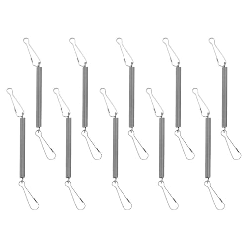 POPETPOP 10stücke Edelstahl-Haken Für Kaninchen Und Hamsterkäfige Sicherer Clip Für Kleintiergehege Befestigung Für Trinkflaschen Und Futterspender Passend Für Drahtkäfige POPETPOP 10stücke Edelstahl-Haken Für Kaninchen Und Hamsterkäfige Sicherer Clip Für Kleintiergehege Befestigung Für Trinkflaschen Und Futterspender Passend Für Drahtkäfige von POPETPOP