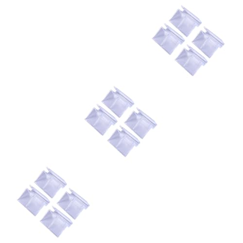 POPETPOP Halterungsregale Für Aquarien 12 Glashalter Weiße Abdeckungshalter Aquarium-Clips Aquarium-Halter Halterung -Aquarium -Clips Aquarium-Halterung von POPETPOP