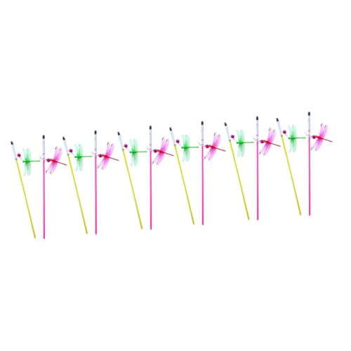 POPETPOP 12 STK Katzen-Teaser Kätzchen Zauberstäbe Spielzeug Katze Neckender Zauberstab Mit Libelle Stick Katzenspielzeug Interessantes Katzenspielzeug Plastik Angeln Minze POPETPOP 12 STK Katzen-Teaser Kätzchen Zauberstäbe Spielzeug Katze Neckender Zauberstab Mit Libelle Stick Katzenspielzeug Interessantes Katzenspielzeug Plastik Angeln Minze von POPETPOP