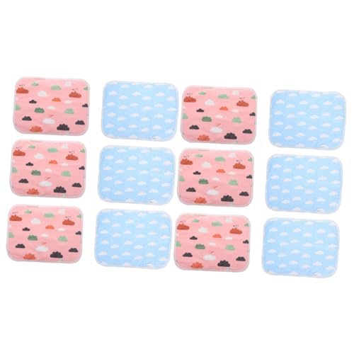 POPETPOP 12 STK Pet Pinkelmatte Schlafmatte Für Haustiere Fleecedecken Haustierbett Hundebox Matte Schlafmatte Für Hamster Hunde-PIPI-Pads Baby Hamsternest Atmungsaktiv Darunterliegende Eva POPETPOP 12 STK Pet Pinkelmatte Schlafmatte Für Haustiere Fleecedecken Haustierbett Hundebox Matte Schlafmatte Für Hamster Hunde-PIPI-Pads Baby Hamsternest Atmungsaktiv Darunterliegende Eva von POPETPOP