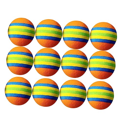 POPETPOP 12 Stück Golfstreifenball Katzenspielzeug Schaum Plaudern drinnen katzenball katzenkugel Spielzeugball Haustierspielzeug Haustier spielt Bälle Eva Kugel lustiger Ball Trainingsball POPETPOP 12 Stück Golfstreifenball Katzenspielzeug Schaum Plaudern drinnen katzenball katzenkugel Spielzeugball Haustierspielzeug Haustier spielt Bälle Eva Kugel lustiger Ball Trainingsball von POPETPOP