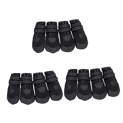 POPETPOP 3sets Reflektierende Haustier Stiefel Warme Hund Schuhe Komfortable Taucheranzug Stoff 4 Stücke * 3 POPETPOP 3sets Reflektierende Haustier Stiefel Warme Hund Schuhe Komfortable Taucheranzug Stoff 4 Stücke * 3 von POPETPOP