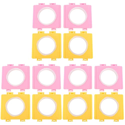 POPETPOP 3 Sets Hamsterkäfig- Mit Externer Öffnung Zubehör Zur Käfigmodifikation Zum Verbinden Und Erweitern des Spielbereichs Ihres Hamsters 4 Stück * 3 von POPETPOP