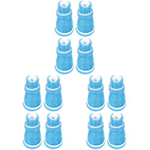 POPETPOP 3er-Sets Bequeme Welpenschuhe – Verstellbare Gleitschuhe Für Haustiere 4 Stück X 3 von POPETPOP