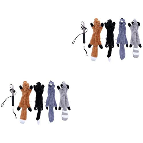 POPETPOP 12-Teiliges Zerrspielzeug Mittelgroß Pet-Stick Pets Teaser Welpen- Und Hundespielzeug Flexibler Interaktiver Zauberstab Ausziehbare Tier-Trainingsstange für Fell mit Kleinen von POPETPOP