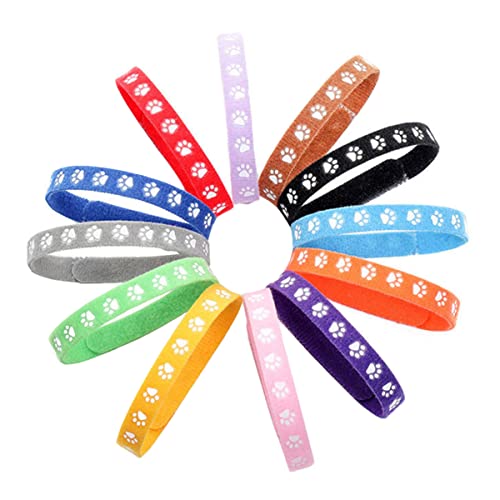 POPETPOP 12St Neugeborenes Haustier Halsband Atmungsaktives Haustierhalsband Junge welpen zubehör pet Supplies Kitten Halsband Hundehalsband Katzenhalsband Weiches Vlies POPETPOP 12St Neugeborenes Haustier Halsband Atmungsaktives Haustierhalsband Junge welpen zubehör pet Supplies Kitten Halsband Hundehalsband Katzenhalsband Weiches Vlies von POPETPOP