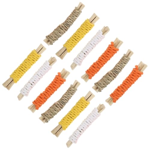 POPETPOP 12 Stück Molar Sticks Spielzeug Haustier Beißspielzeug Für Hamster Meerschweinchen Und Kleintiere POPETPOP 12 Stück Molar Sticks Spielzeug Haustier Beißspielzeug Für Hamster Meerschweinchen Und Kleintiere von POPETPOP