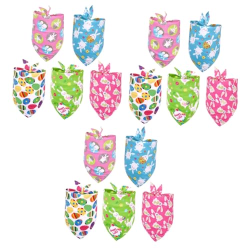POPETPOP 15 Dreieckstuch für Haustiere Ostern osterdekoration dreieckiger Haustierschal Speichelbandana für Haustiere Osterhundeschal Hundebandana schmücken POPETPOP 15 Dreieckstuch für Haustiere Ostern osterdekoration dreieckiger Haustierschal Speichelbandana für Haustiere Osterhundeschal Hundebandana schmücken von POPETPOP
